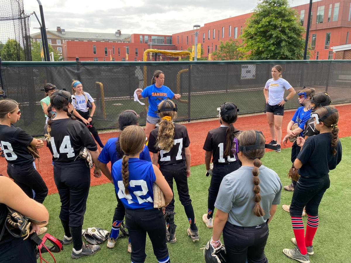 Kristen Brown and Jenna Laird Defensive Camp